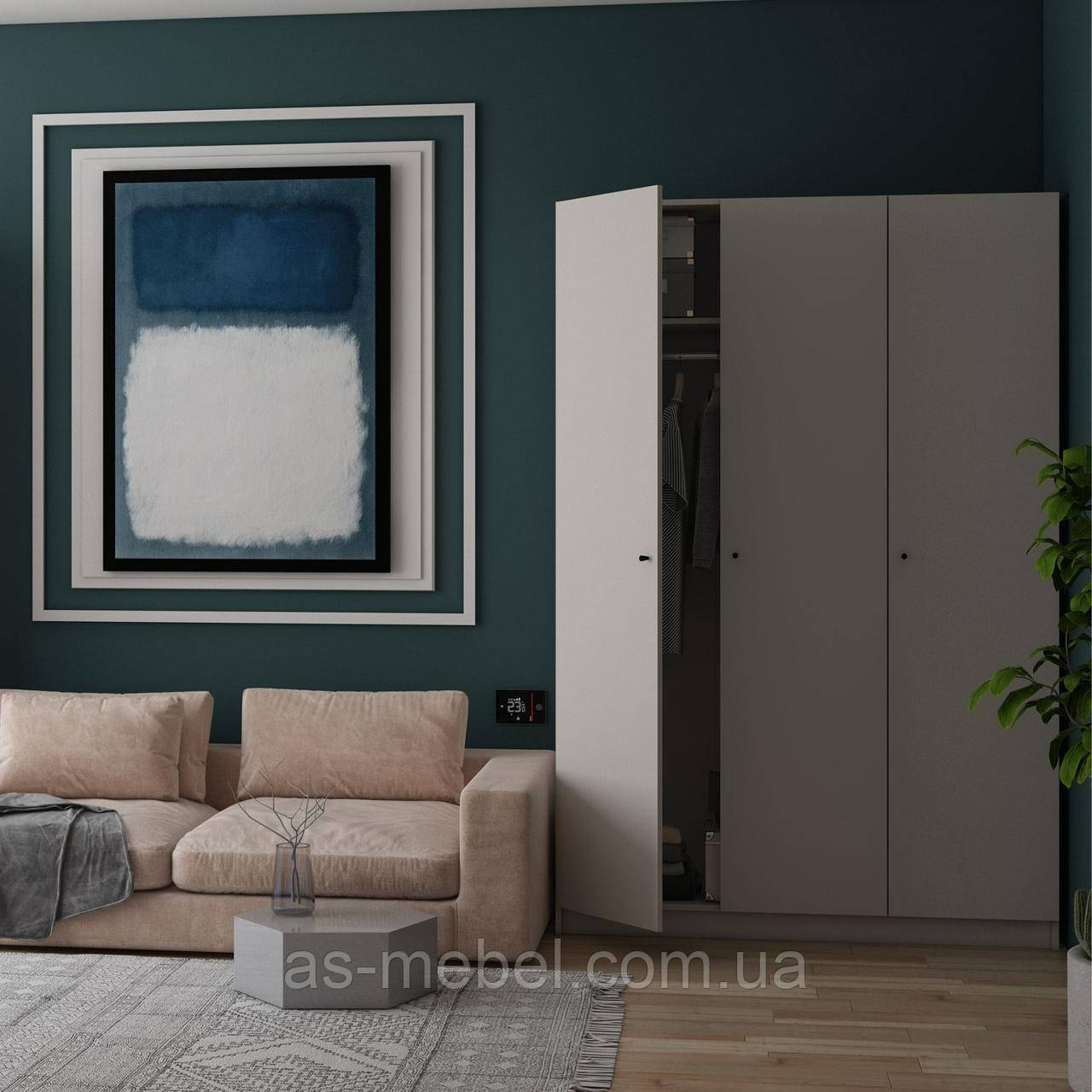 Шафа промо 3д колір кашемір, фото 1