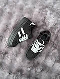 Зимові кросівки жіночі чорні на потовщеній підошві 36 41, фото 3