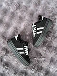Зимові кросівки жіночі чорні на потовщеній підошві 36 41, фото 5