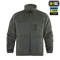 M-Tac зимова тактична військова кофта хакі на блискавці Battle Fleece Polartec Olive