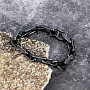 Браслет чоловічий сталевий ROOM 13 із нержавіючої медичної сталі сріблястий 17-19 см (довжина 21 см), фото 4