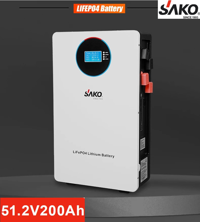 Акумуляторна батарея літій-ферум-фосфатна Sako SK-51.2В 200Ач Lin-sun series LiFePO4 10.24кВт*год. з BMS платою 150A