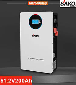 Акумуляторна батарея літій-ферум-фосфатна Sako SK-51.2В 200Ач Lin-sun series LiFePO4 10.24кВт*год. з BMS платою 150A