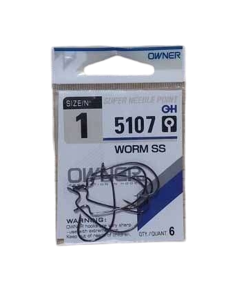 Офсетний Гачок 5107 Owner Worm SS
