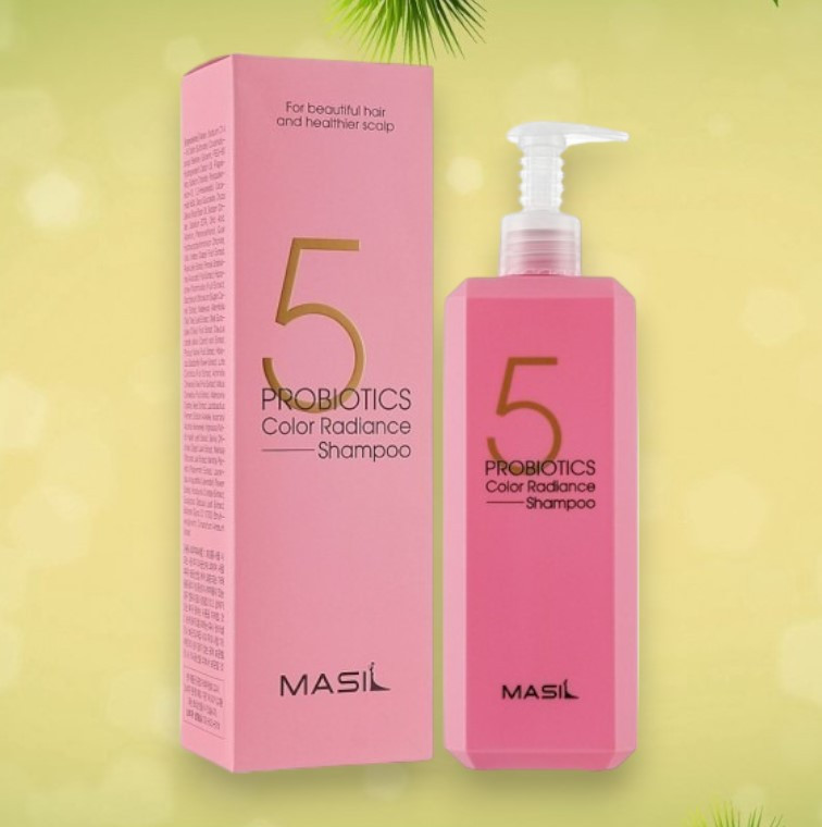 Шампунь Masil 5 Probiotics Color Radiance Shampoo з пробіотиками для захисту кольору 50 мл (8809744061443), фото 1