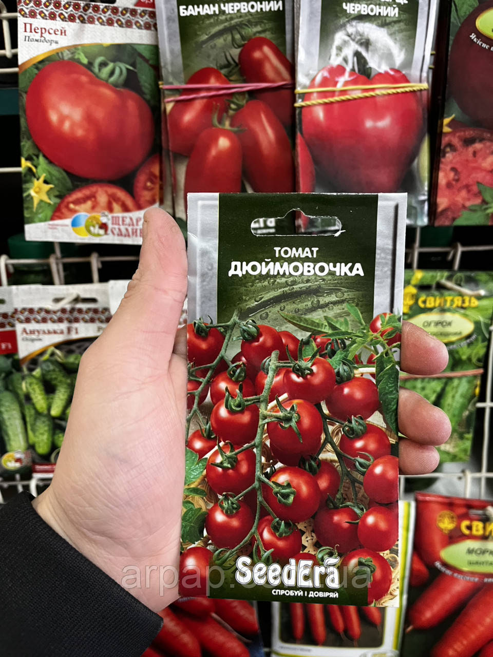 Насіння Томат Дюймівочка 0.2 г, SeedEra, фото 1