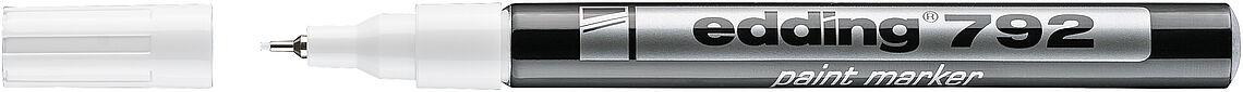 Маркер edding 792 Paint білий 0,8мм по металу кераміки. Маркер фарба ...