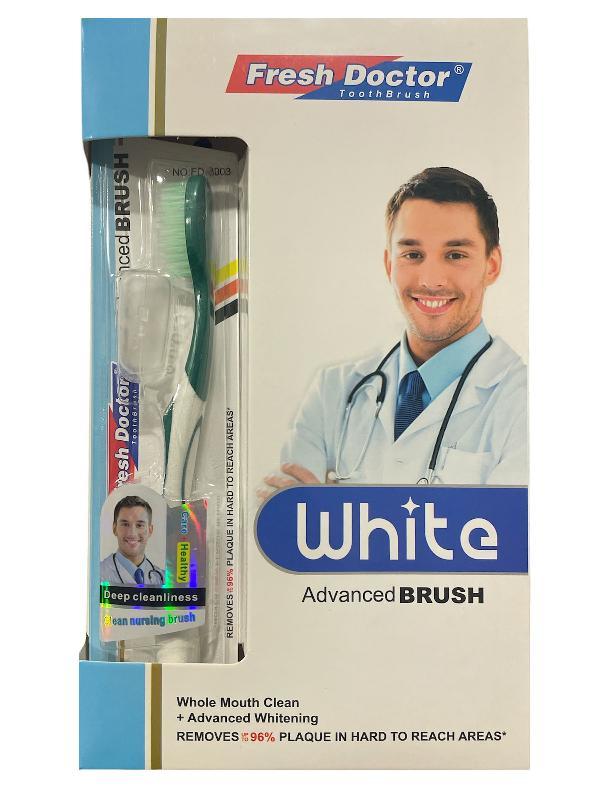 Зубна щітка Fresh Doctor з м'якою щетиною (soft), з футляром головки (модель
№ FD-8003)