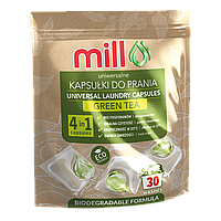 Капсули для прання Зелений чай 30 шт., ТМ MILL Clean