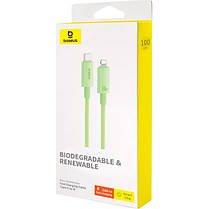 Кабель Baseus Habitat Series Fast Charging Cable Type-C to Lightning 20W 1m P10360201631-00 Green, фото 5