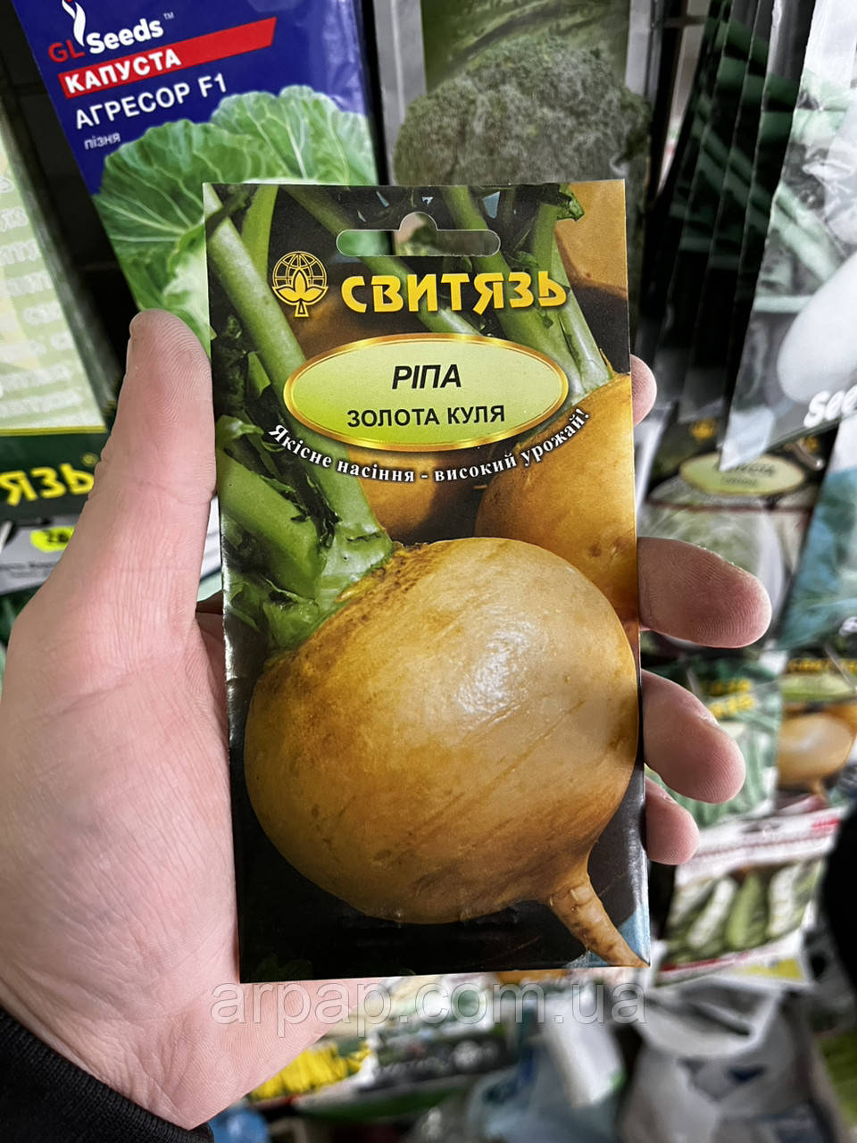 Насіння ріпи Золота куля 2г Свитязь, фото 1