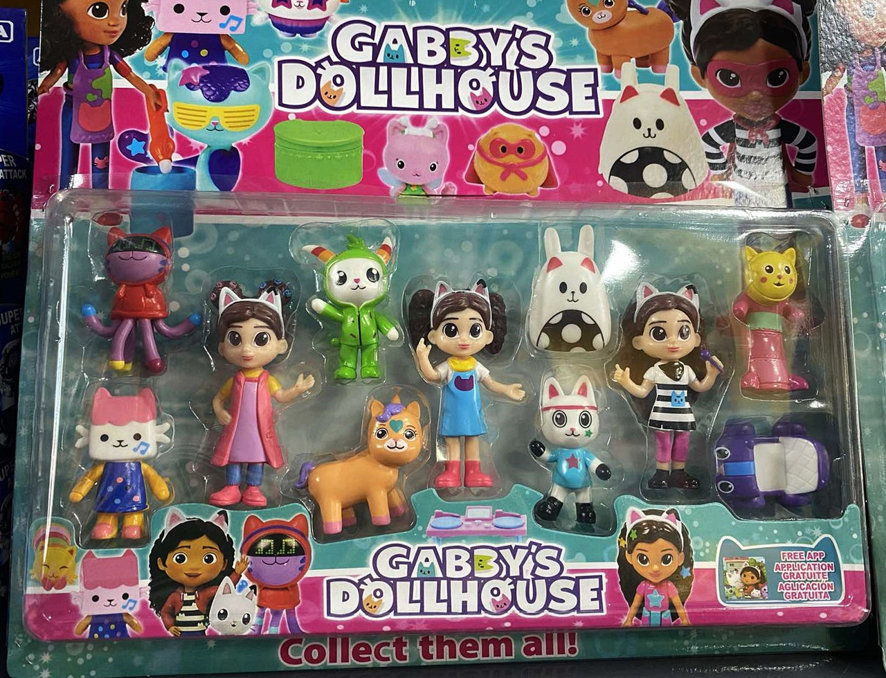 Ляльковий будиночок Габбі Gabby's Dollhouse набір фігурок Габбі та її друзів, фото 1