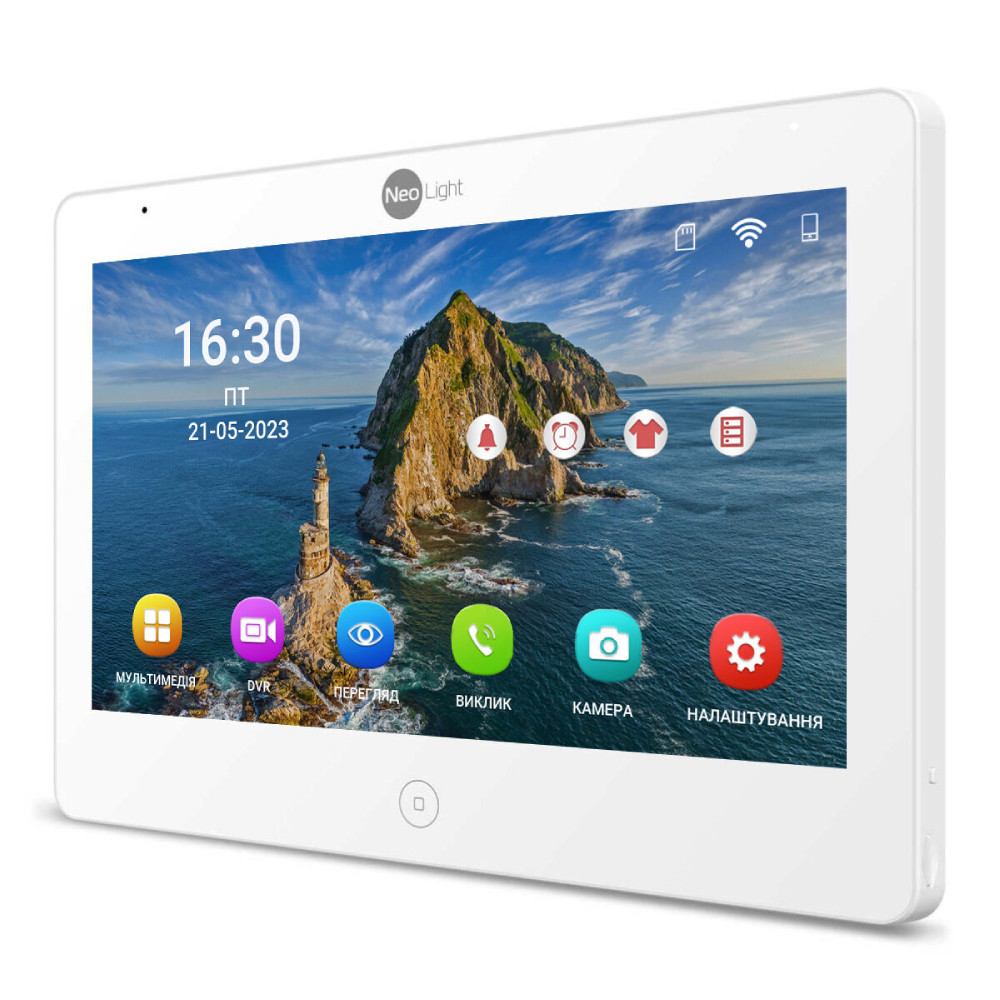 IP-відеодомофон 10.1" MEZZO IPW з Wi-Fi для контролю доступу та відеоспостереження з кольоровим сенсорним екраном