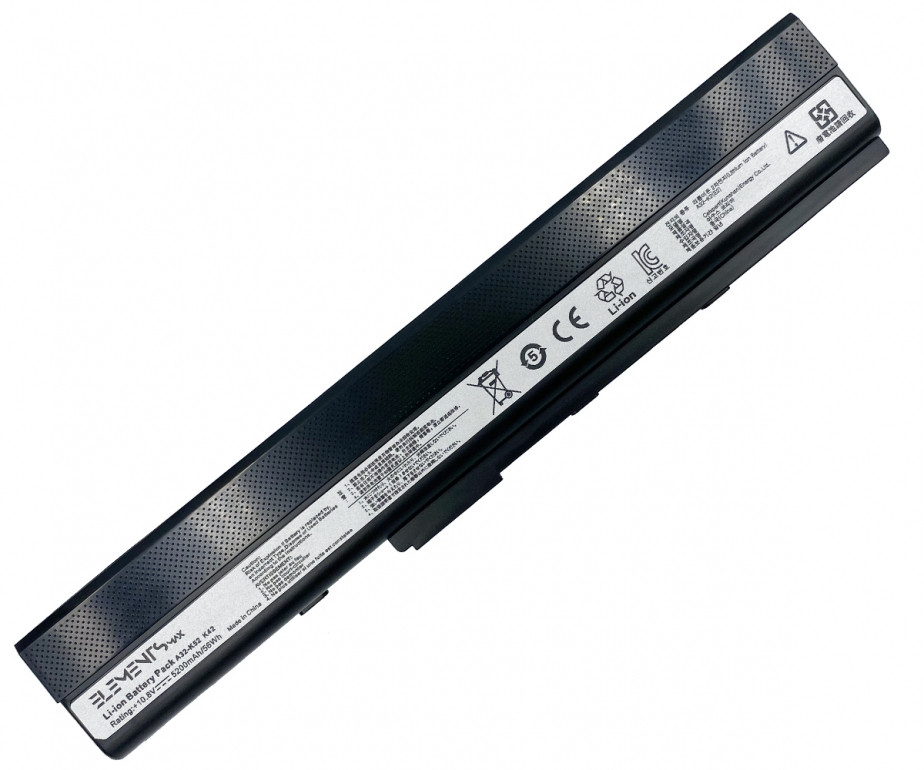 Акумуляторна батарея A32-K52 для ноутбука Asus A52D, A52F, A52J, K42F, K42J 5200mAh