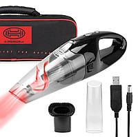 Пилосос для машини портативний для авто, Автомобільний пилосос для глибокого прибирання Heyner (Німеччина) 90W, ELX