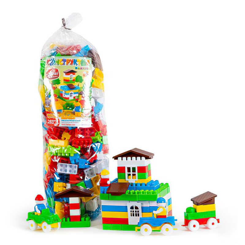 Конструктор №5 115/12 "BAMSIC" 283 деталі, у пакеті, фото 1