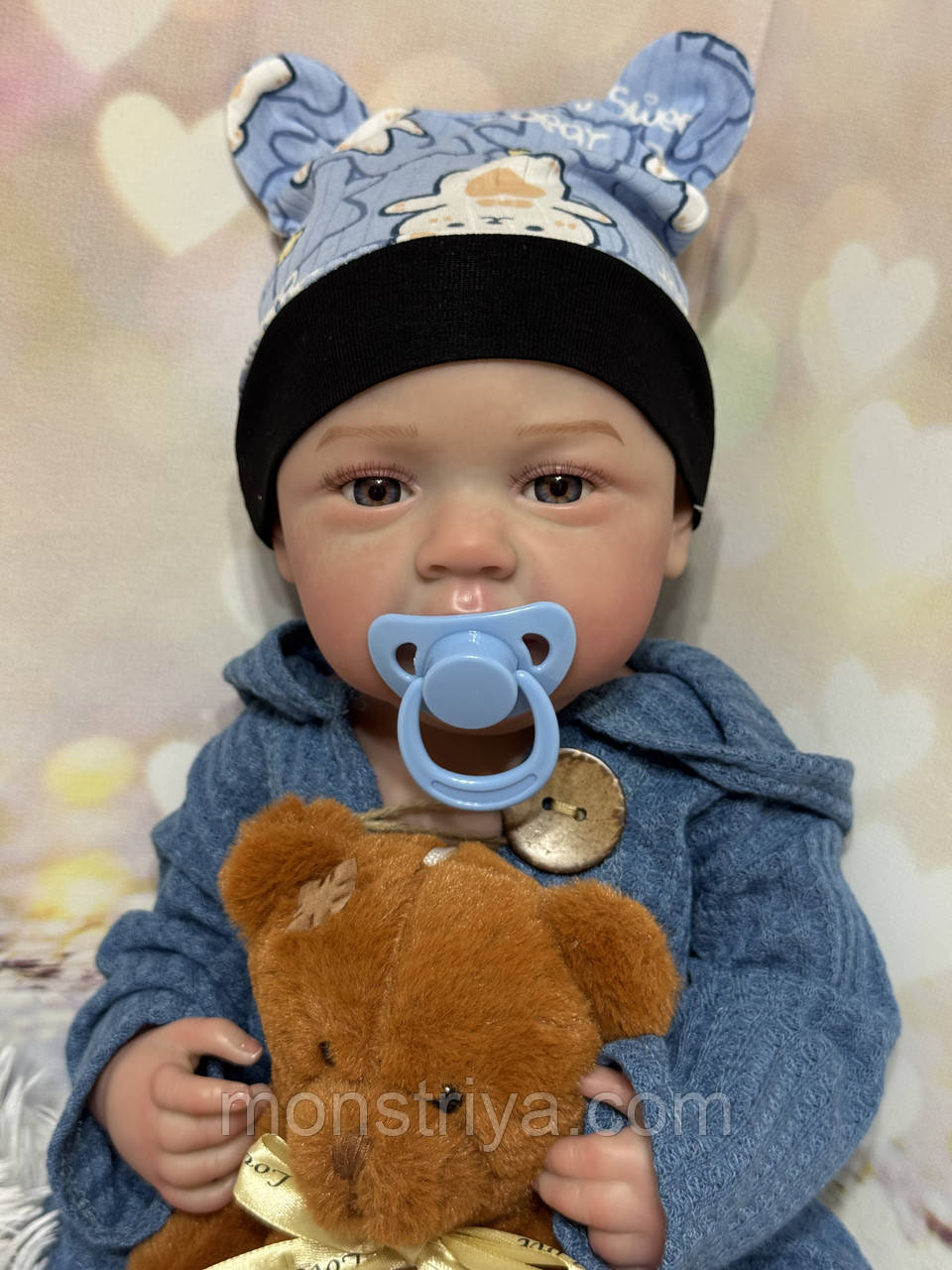 Хлопчик реборн, 53 см. Анатомічний