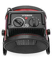 Обігрівач, електричний вентилятор Weber 2.5 kw, фото 4