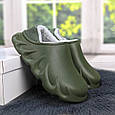Калоші піна жіночі з м'яким задником хакі Luck Line 4294, фото 2