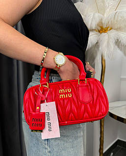 Жіноча сумка Miu Miu Arcadie Premium червона