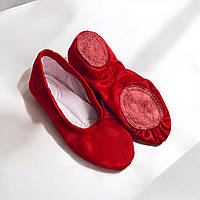 Червоні балетки для танців тканинні. ОПТ уточнюйте ціни.