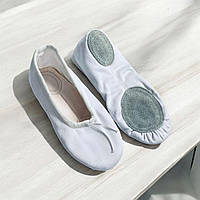 Балетки білі для танців тканинні  Vlad&K (Україна)