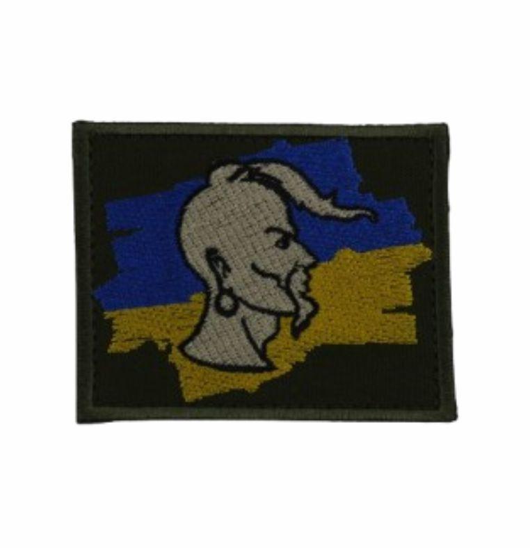 Шеврон Козак олива 9*7см