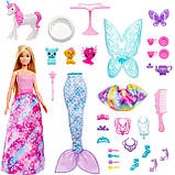 Barbie Dreamtopia Advent Calendar HVK26 Лялька Барбі Дрімтопія Адвент-календар, фото 3