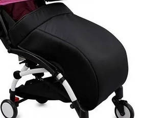 Універсальний утеплювач для ніжок до колясок  Чорний 1000058 Yoya