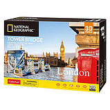 3D пазл CubicFun National Geographic Тауерський міст (DS0978h), фото 6