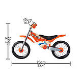 Біговел Hape двоколісний жовтогарячий (E1092), фото 2