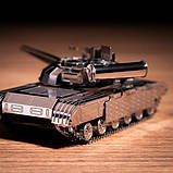 Колекційна модель-конструктор Metal Time Bulat український танк T-64 Булат (MT059), фото 7