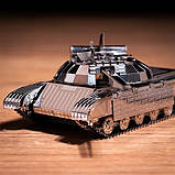 Колекційна модель-конструктор Metal Time Bulat український танк T-64 Булат (MT059), фото 9