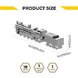 Колекційна модель-конструктор Metal Time Polar Steel SE Magic Express Train Полярний експрес (MT082), фото 2