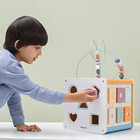 Бізикуб дерев'яний PolarB 8 в 1 (44098)