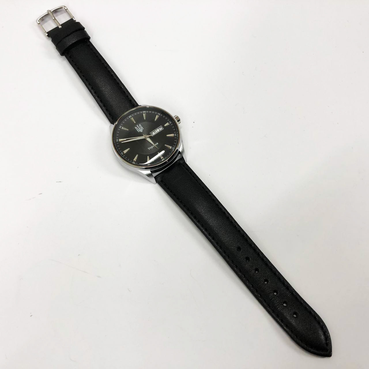 Чоловічі якісні кварцові годинники SKMEI 5702/2075SIBK, Чоловічі годинники класні ZI-22, фото 1