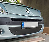 Зимова нижня решітка (2008-2013) Матова для Renault Kangoo рр, фото 5