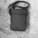 Сумка барсетка через плече Nike RIO чорна-синя тканинна молодіжна месенджер, фото 3