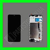 Дисплей Samsung M205 M20 2019 із сенсором та рамкою, чорний (оригінальні комплектуючі)