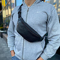 Поясна сумка на змійці, Шкіряна бананка з безліччю кишень, Повсякденна чоловіча шкіряна бананка LX-33