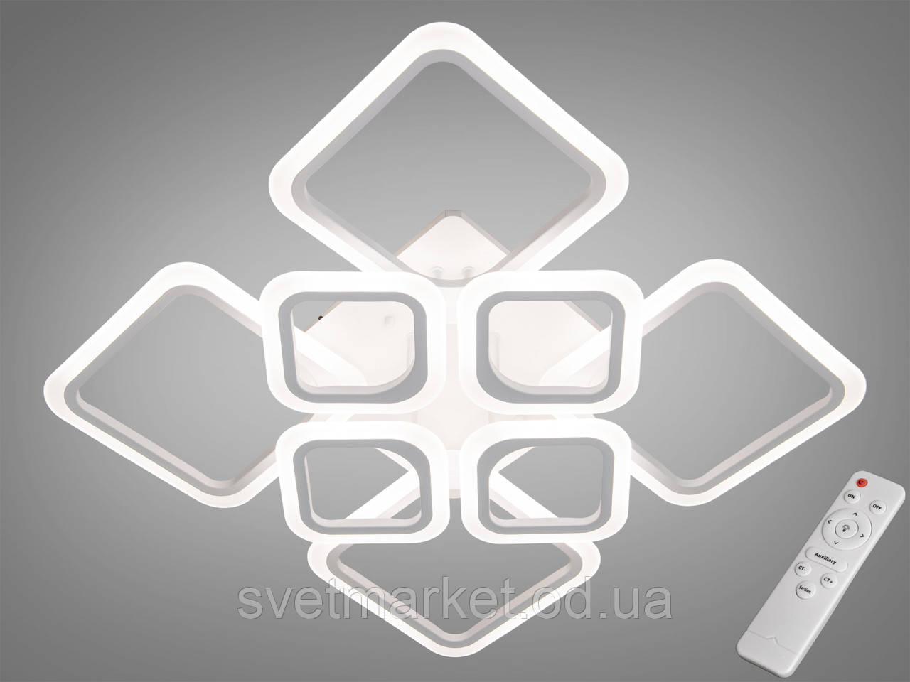 Біла сучасна люстра HA8060/4+4WH, фото 1