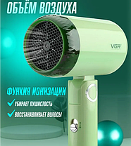 Портативний фен для волосся зі складною ручкою для сушіння та укладання VGR V421 1200 Вт дорожній, фото 4