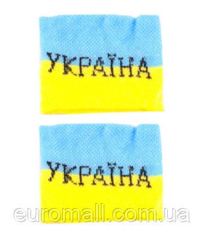 Фанатський напульсник у національних кольорах "Україна" 783025 (2 шт.), Розмір (EU) — 1SIZE