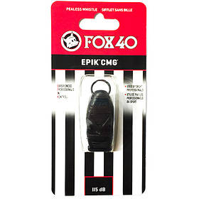 Свисток FOX 40 Original Whistle Epik CMG Official 8800-0008, Чорний, Розмір (EU) — 1SIZE