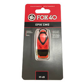 Свисток FOX 40 Original Whistle Epik CMG Safety 8802-0308, Жовтогарячий, Розмір (EU) — 1SIZE