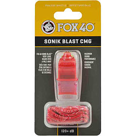 Свисток FOX 40 Whistle Sonic Blast CMG Official 9203-0108, Червоний, Розмір (EU) — 1SIZE