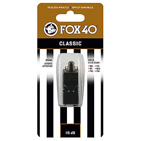 Свисток FOX 40 Classic Whistle Official 9900-0008, Чорний, Розмір (EU) — 1SIZE