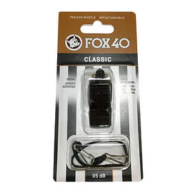 Свисток FOX 40 Classic Whistle Official 9907-0008, Чорний, Розмір (EU) — 1SIZE