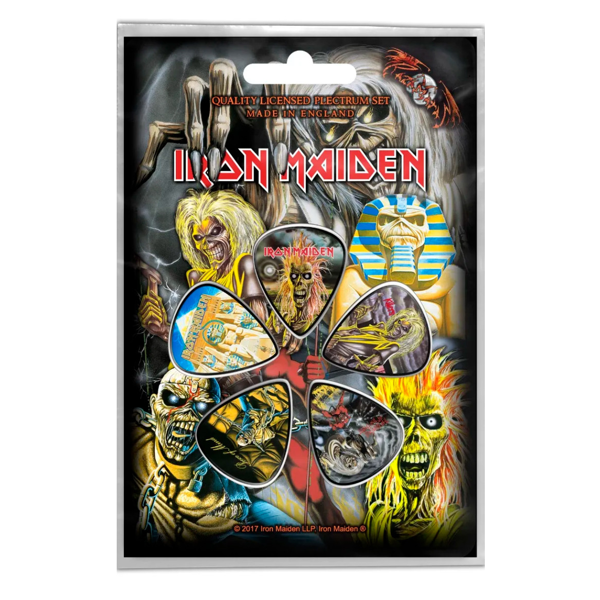 Подарунковий набір медіаторів IRON MAIDEN - EARLY ALBUMS (mol-007)