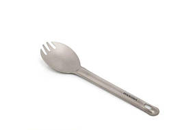 Виделка-ложка титанові Widesea Titanium Spork M 16,1 гр. WSTT-112 160*38 мм